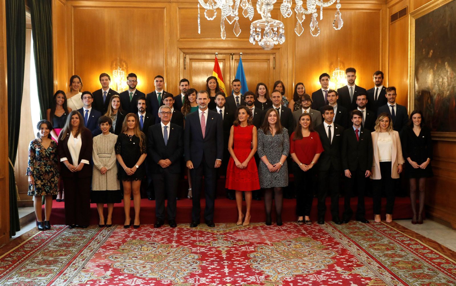 La recepción previa a la entrega de los Princesa de Asturias