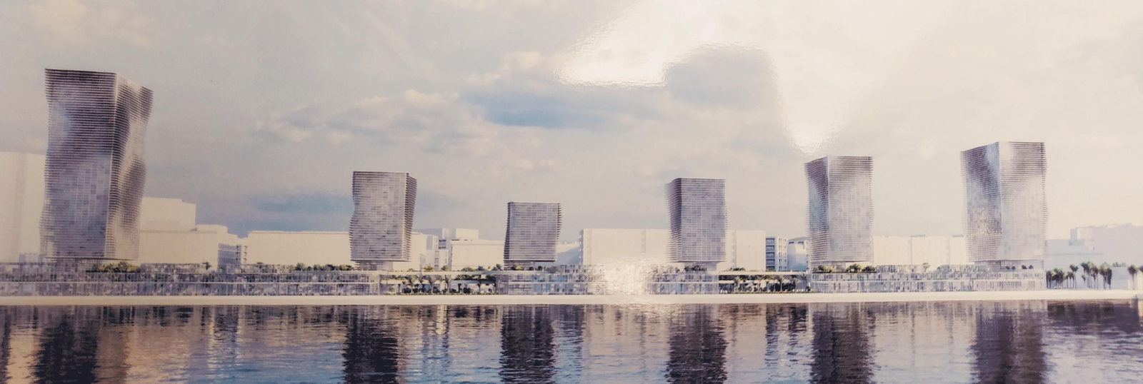 Nueva propuesta para ordenar Muelle Heredia: seis edificios, uno de ellos de 18 plantas. Nueva propuesta para ordenar Muelle Heredia: seis edificios, uno de ellos de 18 plantas.