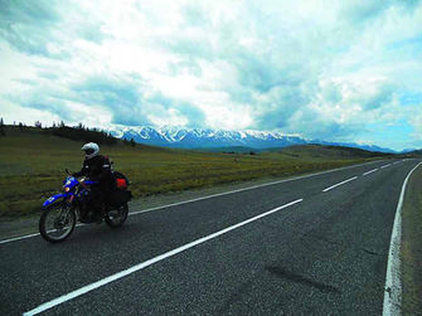 Manuel Medina en una foto del Mongol Rally 2010 en el que surgió la iniciativa.