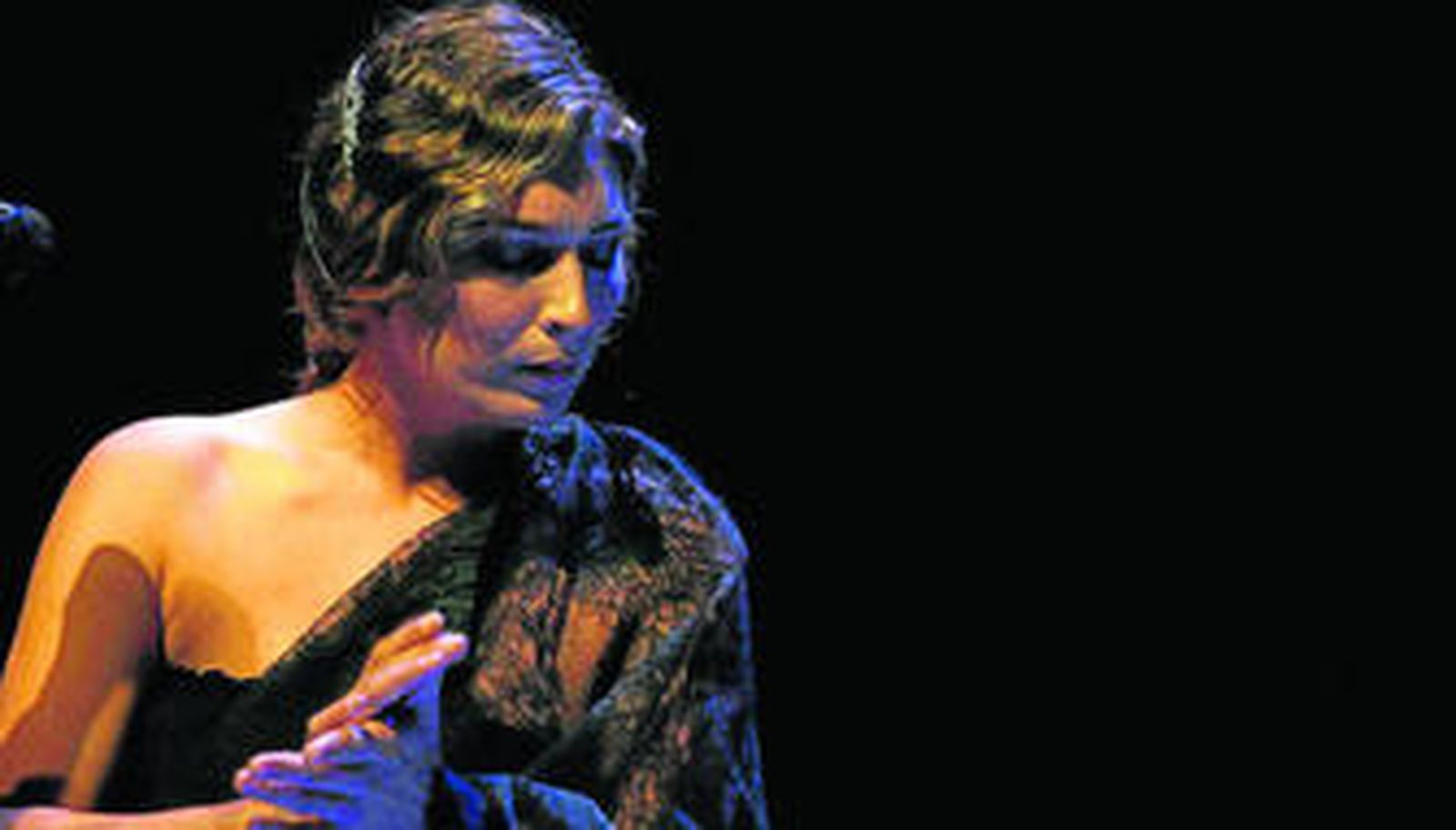 Estrella Morente, sobre el escenario.