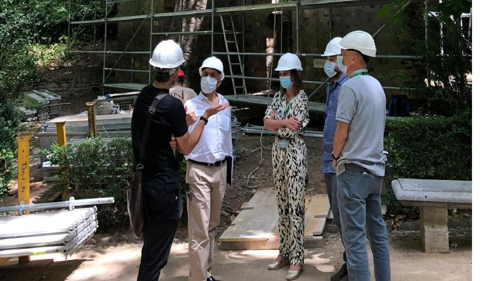 La Alhambra de Granada inicia las obras de rehabilitación de la Puerta Bib-Rambla