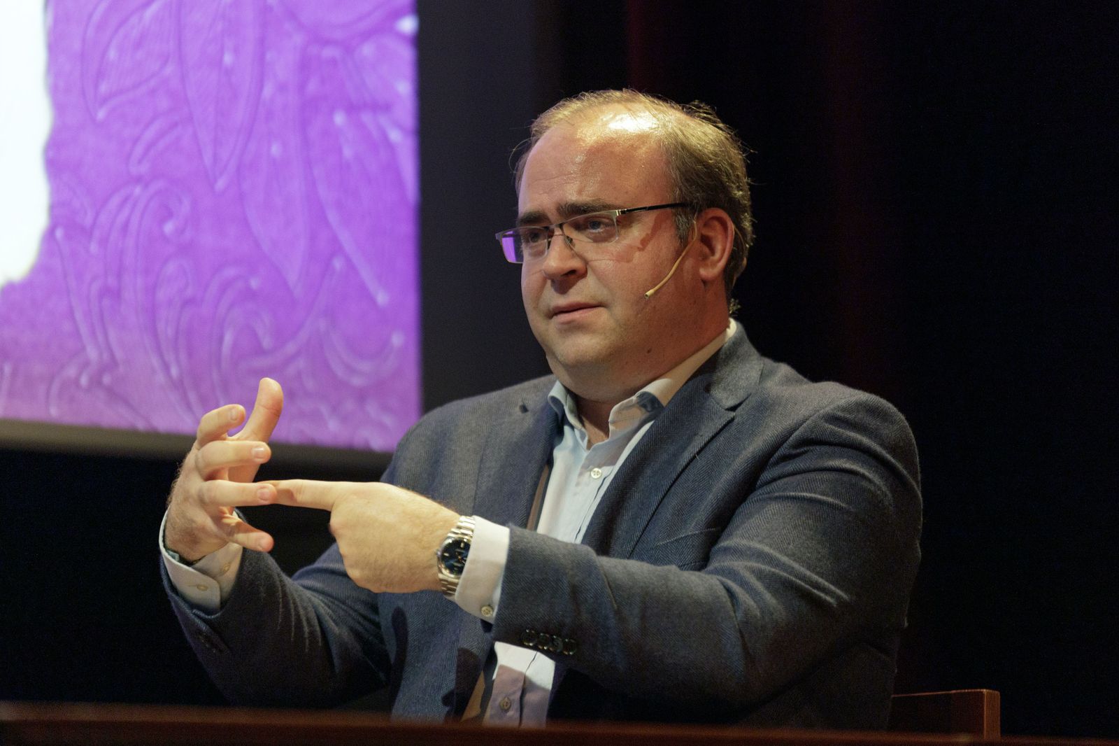 Diálogo de cuaresma entre Navarro Antolín y Joaquín Moeckel en Cajasol