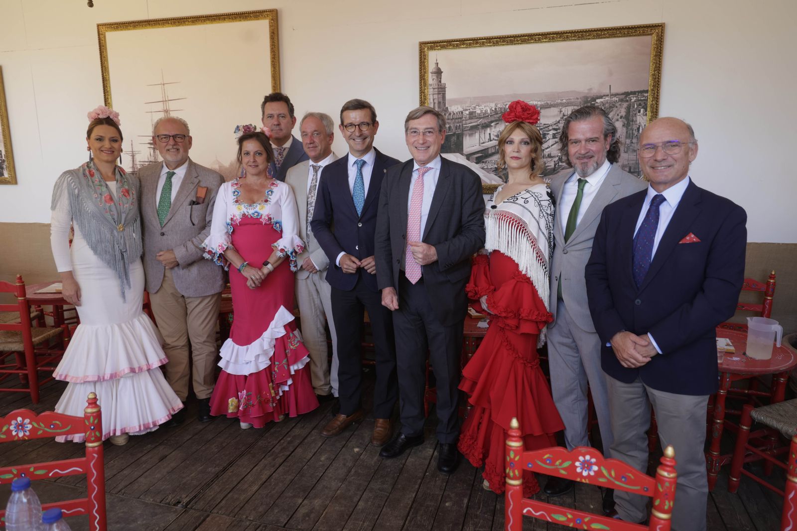 Recepción del Puerto de Sevilla en la Feria de Sevilla