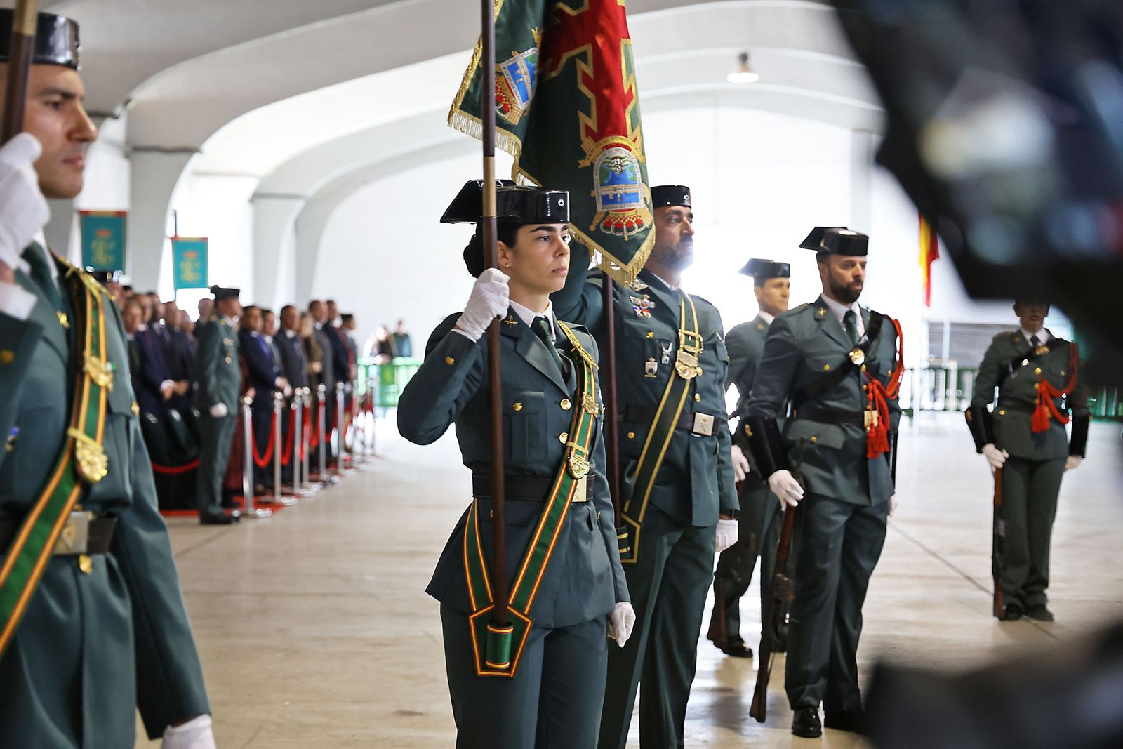 Imágenes de la jura del cargo de Julio Serrano Checa como Jefe de la Comandancia de la Guardia Civil de Huelva