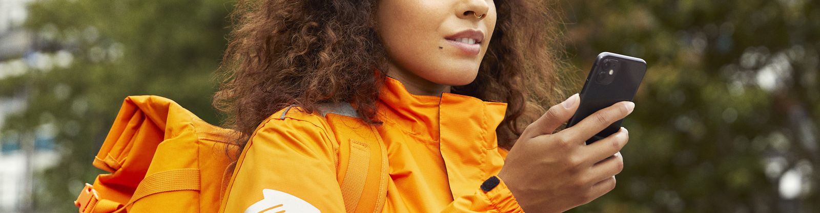 Repartidora de Just Eat.