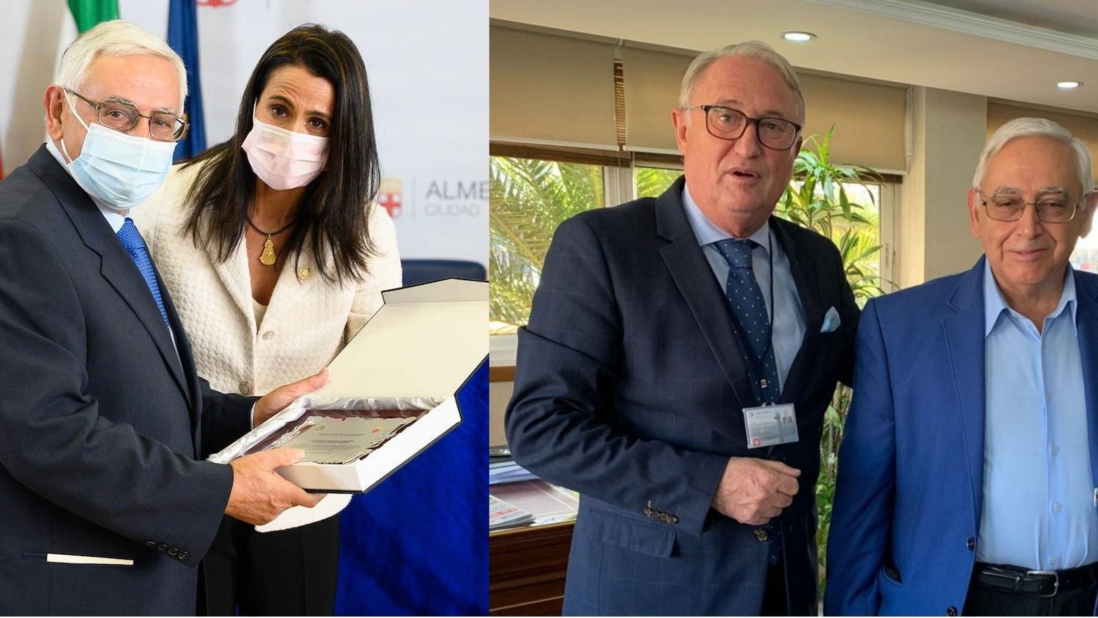 En las últimas semanas está recibiendo el cariño de las instituciones almerienses