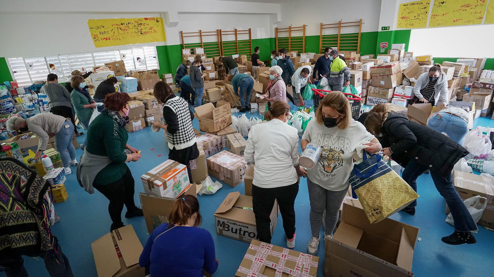 Masiva respuesta solidaria de Jerez con Ucrania