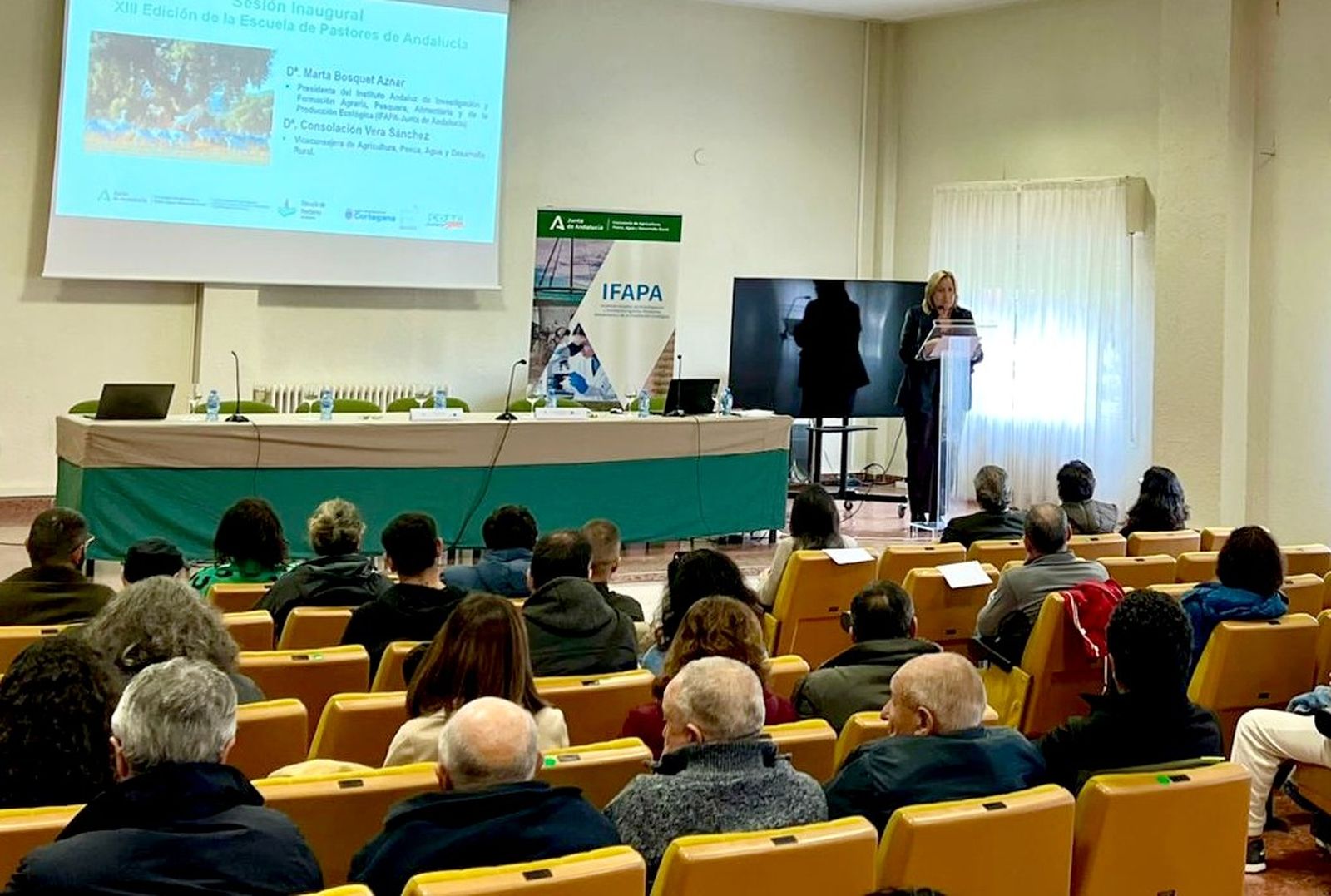 Inaguración de la Escuela de Pastores de Andalucía este lunes en Granada.