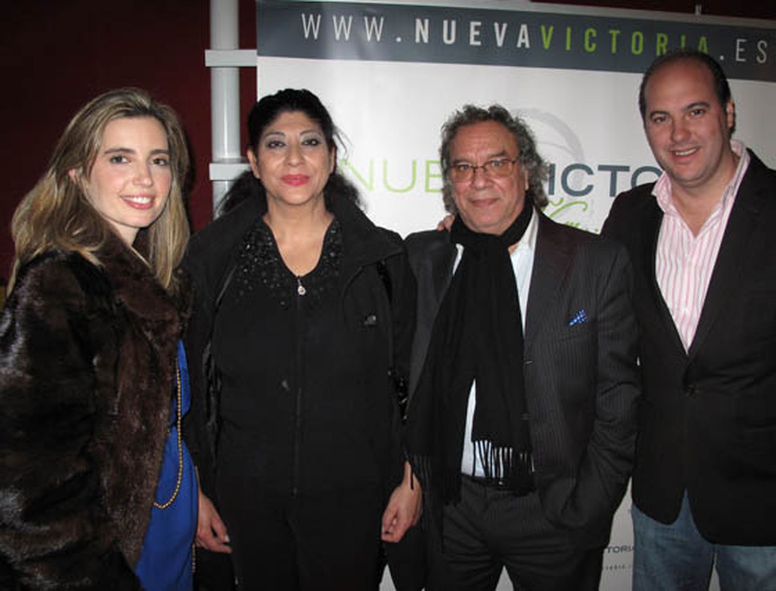 María Luisa Cascajo, la bailaora Manuela Carrasco, y los guitarristas Joaquín Amador y Gabi.

Foto: Victoria Ramírez