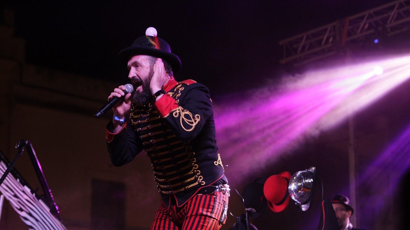 El actor Alex O'Dogherty, en la Noche en Blanco de 2017.