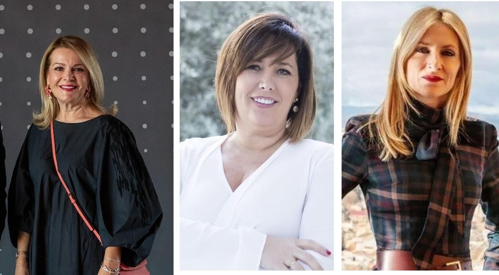 Ángeles Orantes Zurita, Amalia Torres Morente y Concepción de Luna