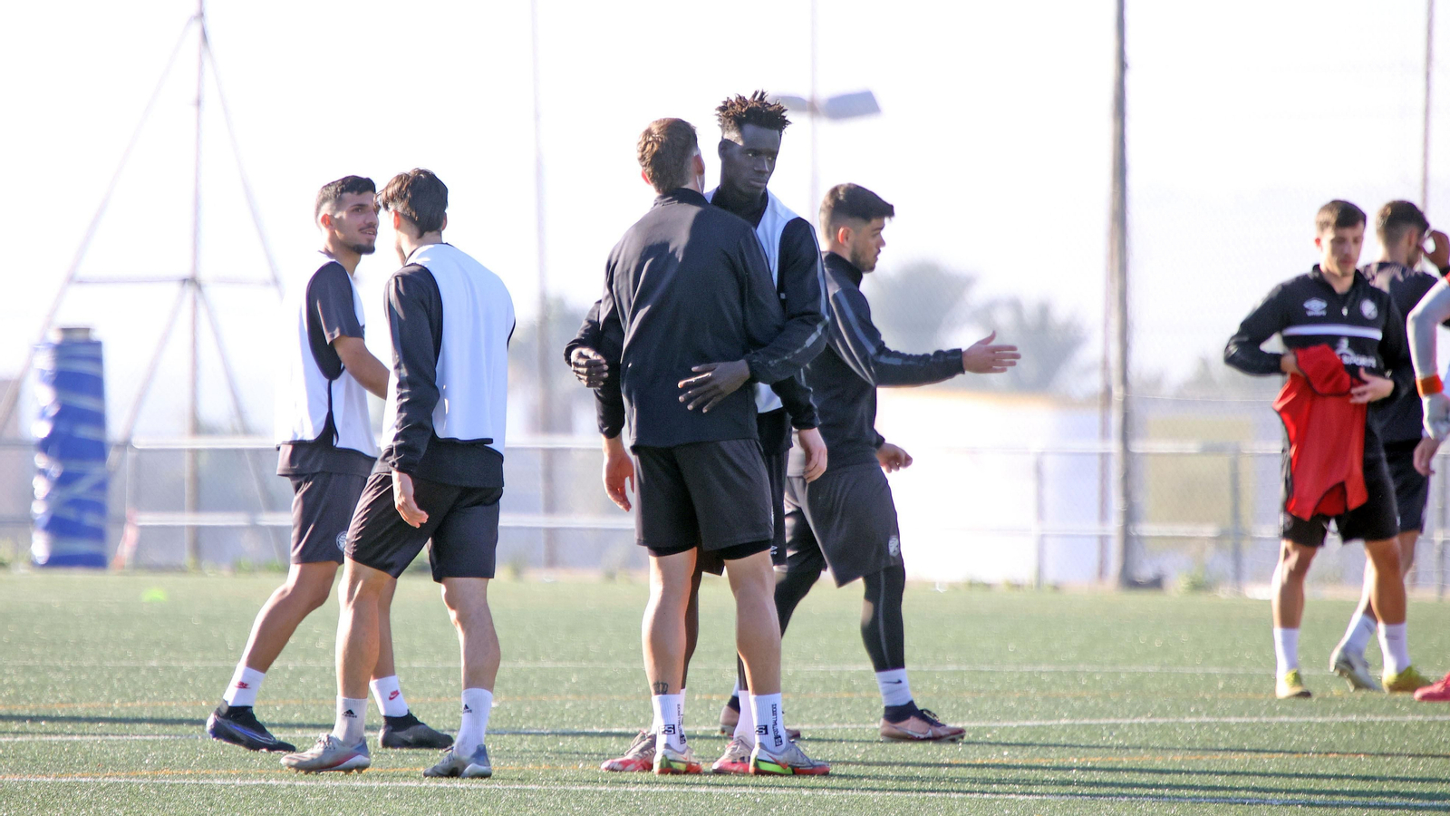 Primer entrenamiento del Xerez DFC en Picadueñas