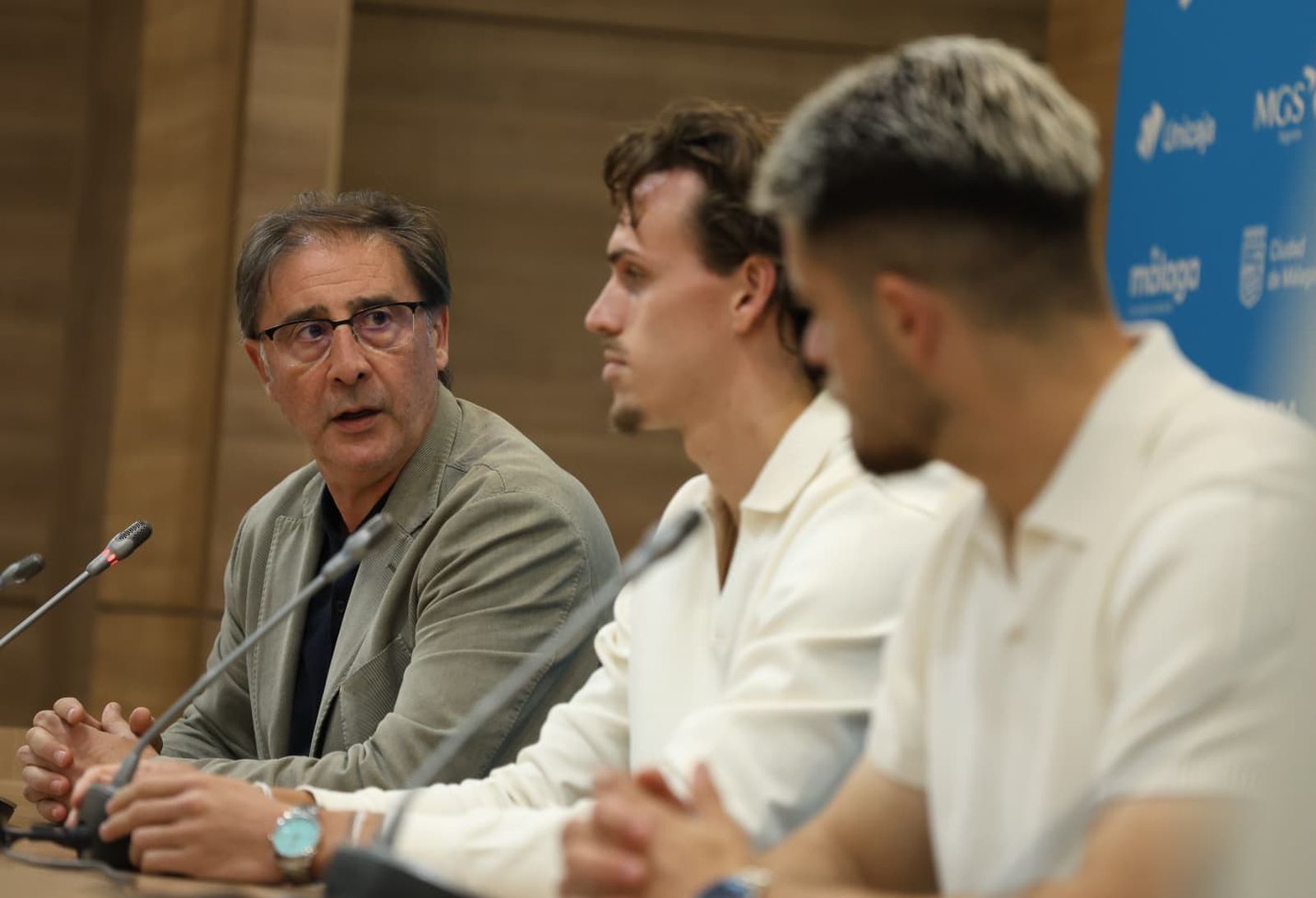 Las fotos de Dani Lorenzo y Ángel Recio en La Rosaleda