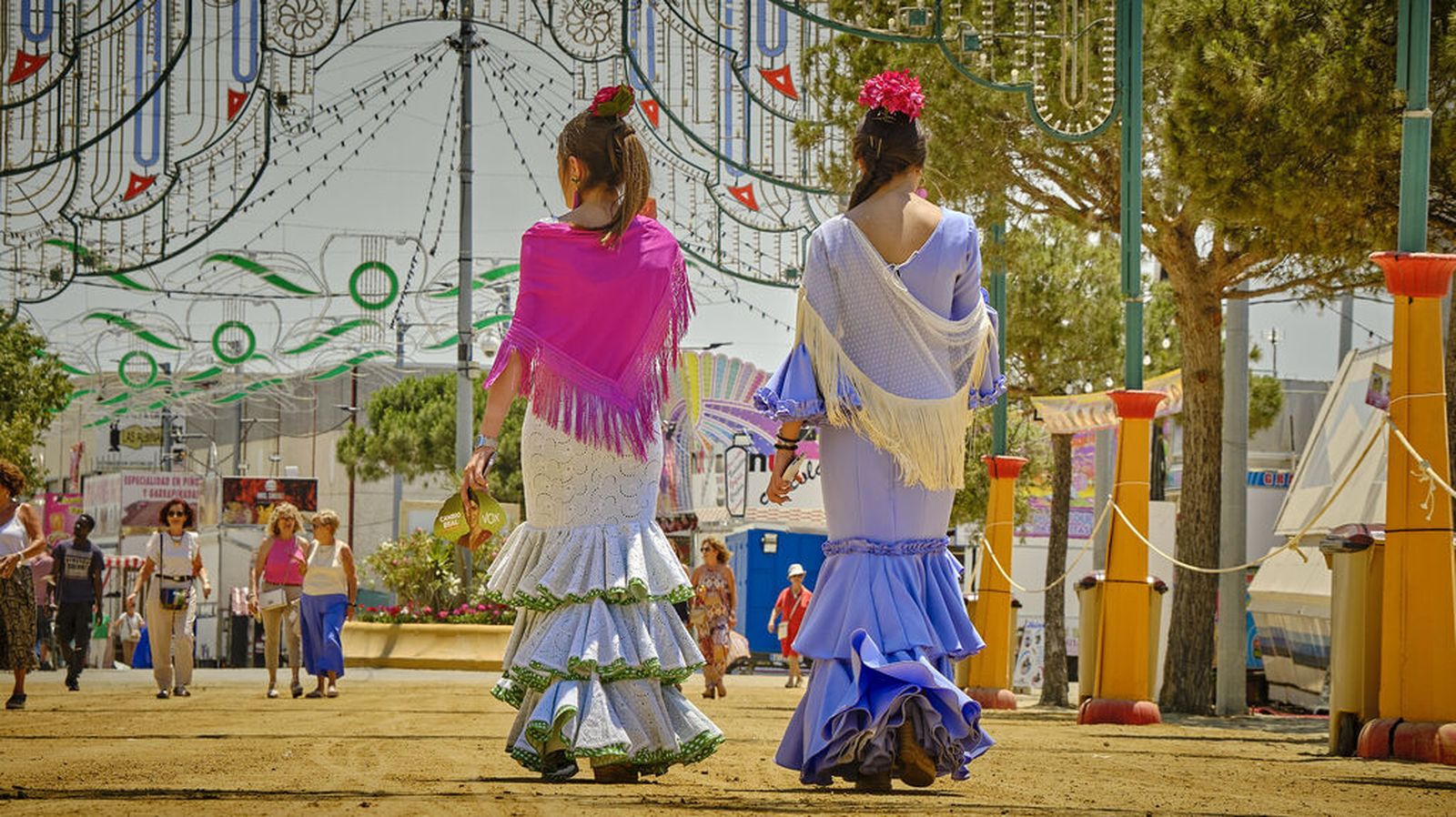 Imagen de la Feria de Chiclana, que junto a la de El Puerto serán las dos de junio en la Bahía de Cádiz.
