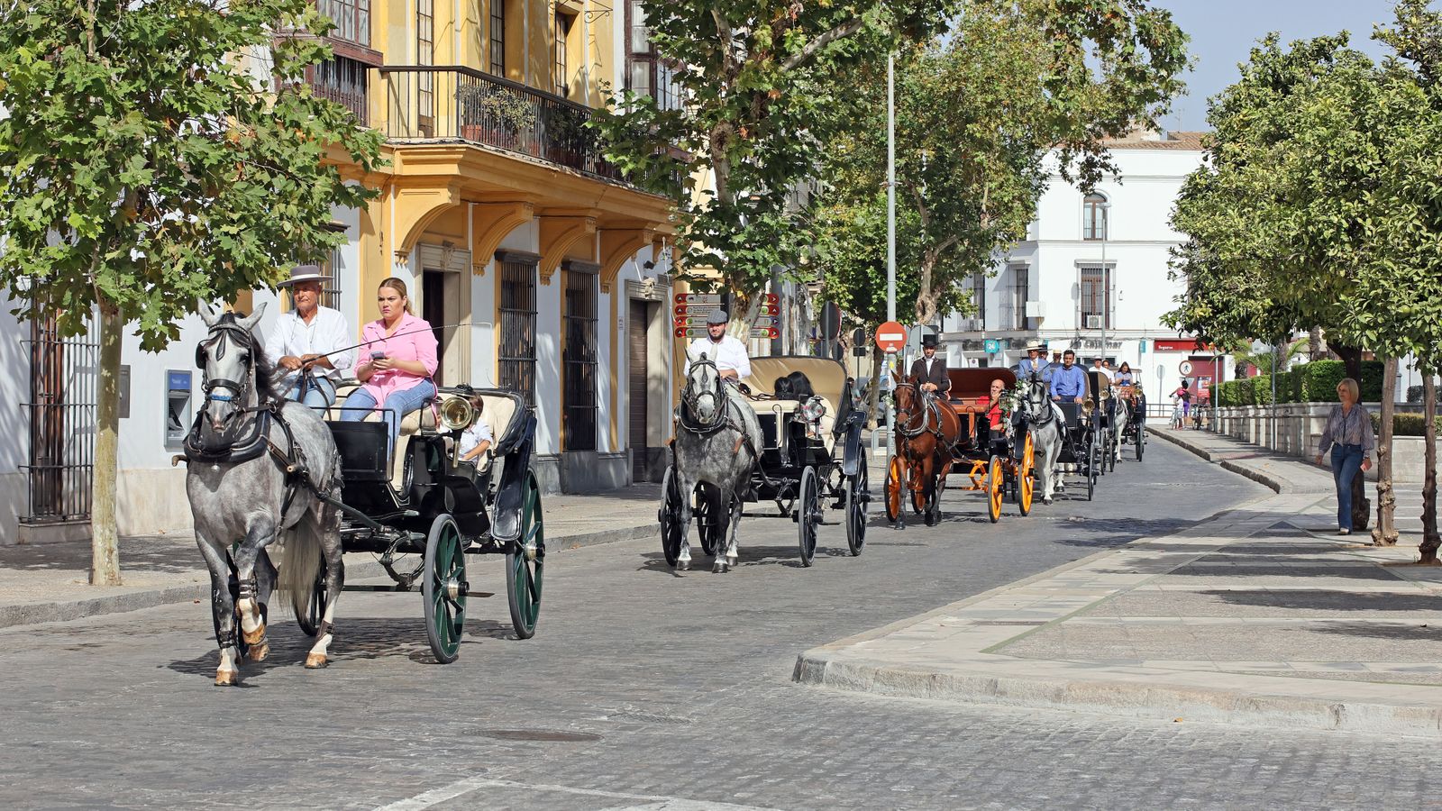 Homenaje al cochero Benito Fernández en Jerez