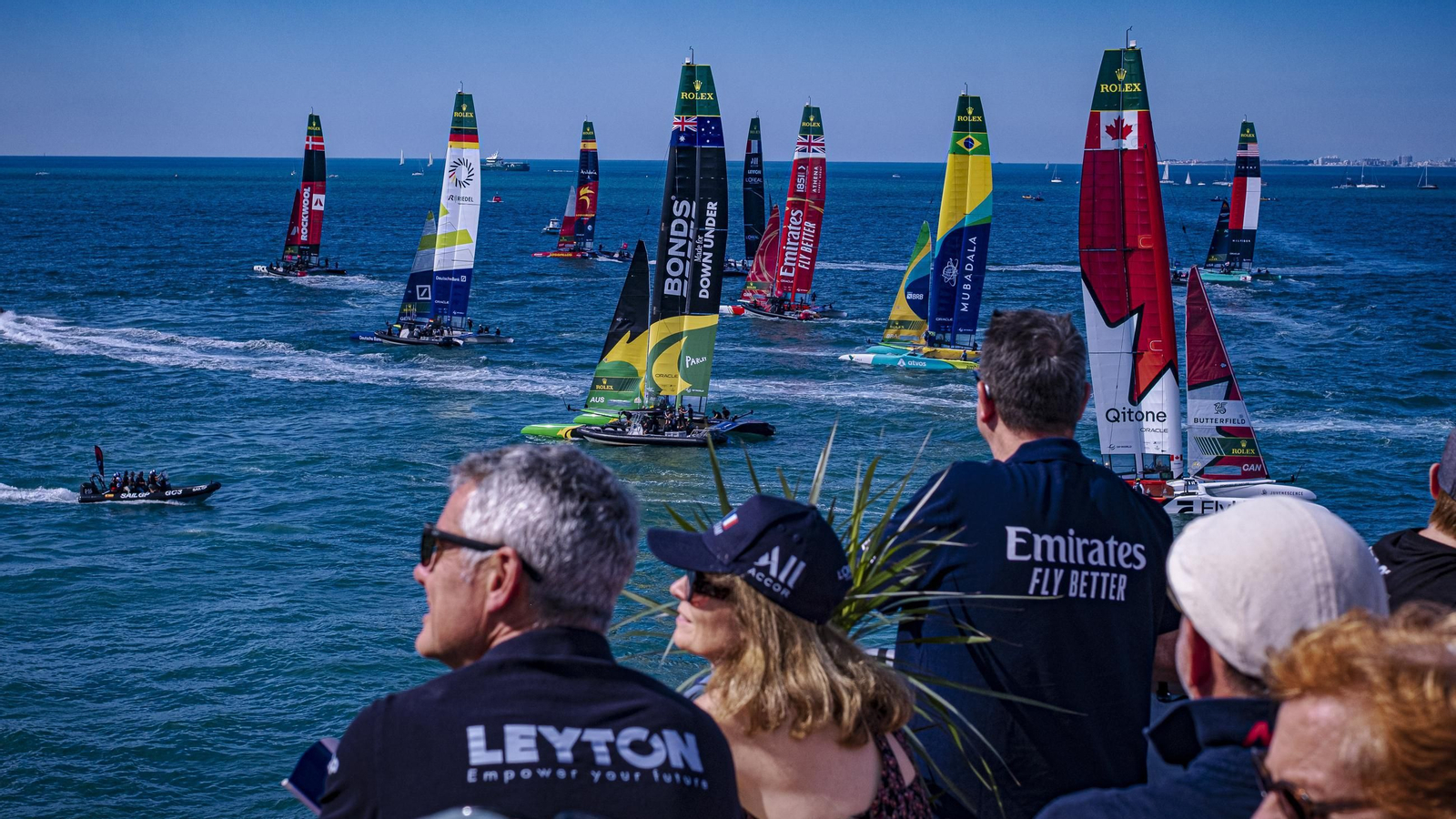 Las imágenes que dejó en Cádiz el domingo de Sail GP