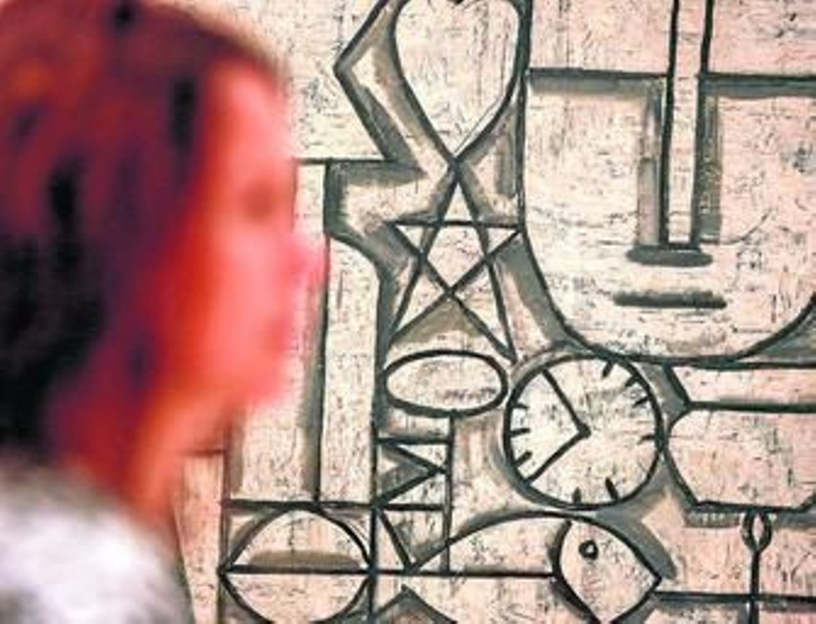 Una de las 'Construcciones' de Joaquín Torres-García, en la exposición del Museo Picasso Málaga.