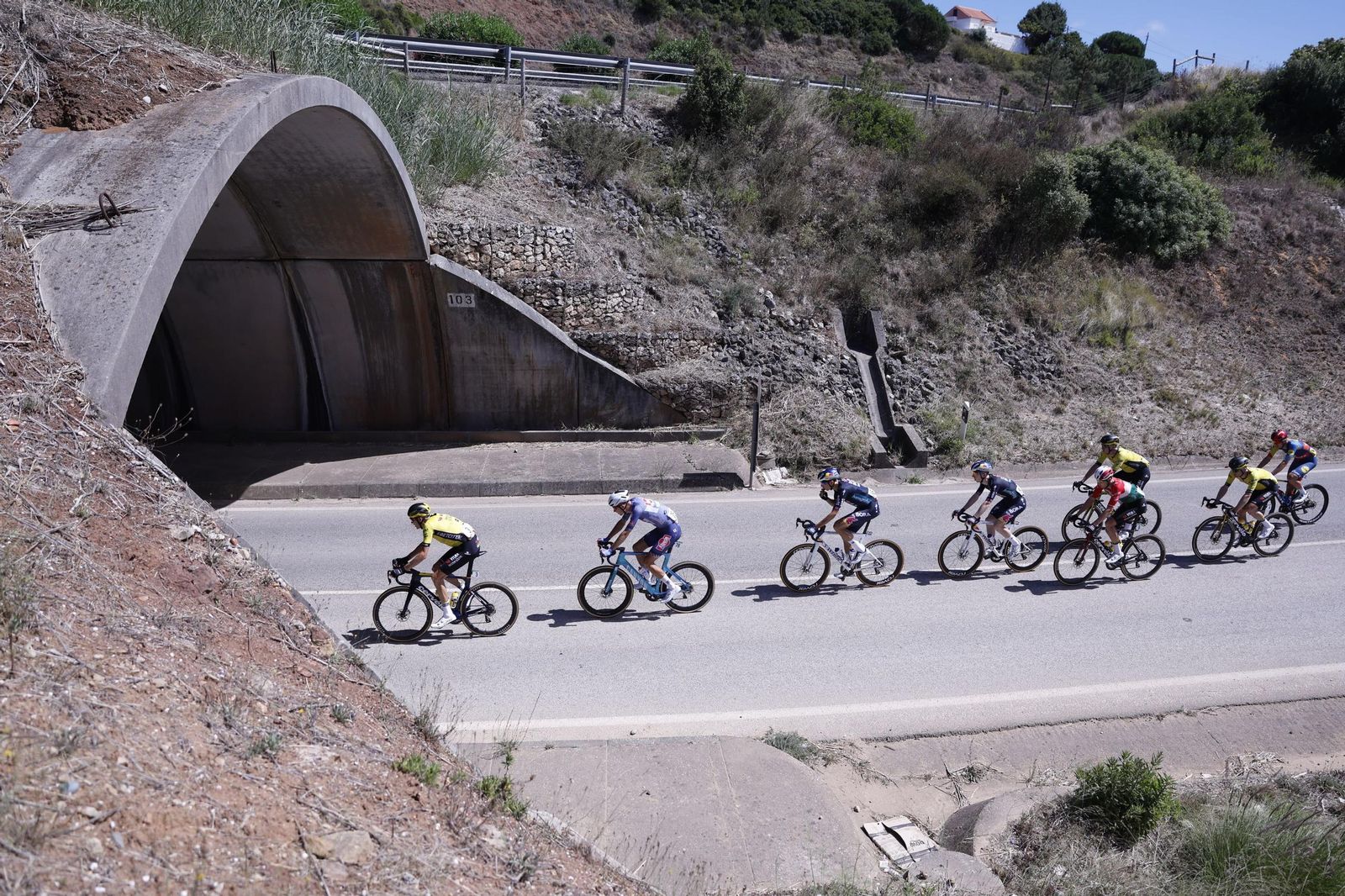 Luis Ángel Maté, protagonista en la fuga de la Vuelta a España