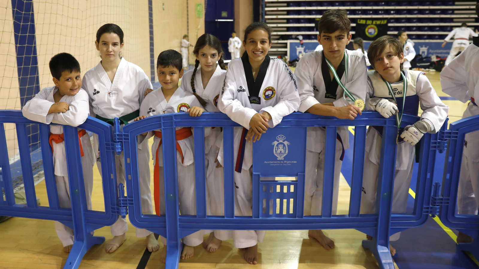 Jornada de torneo base de taekwondo olímpico