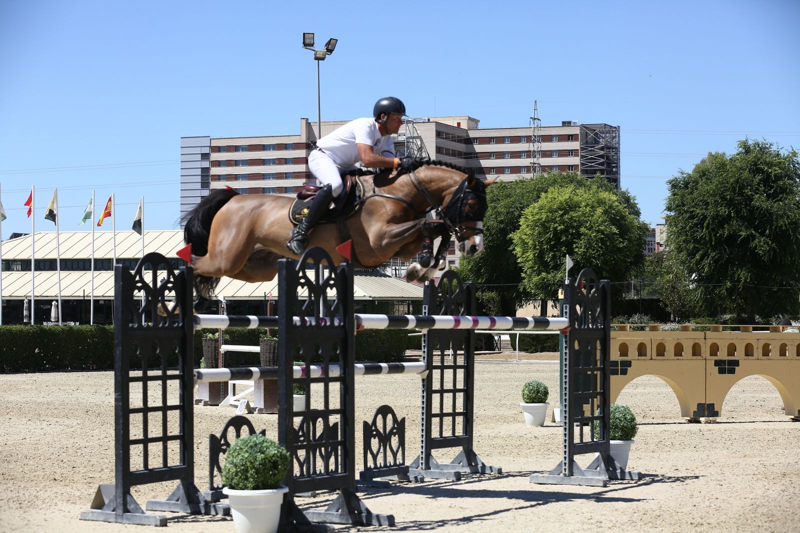 El sevillano Jesús Torres, en una competición anterior en Pineda.