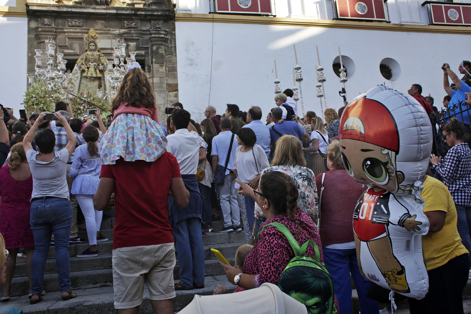 Salida procesional de la patrona de Cadiz