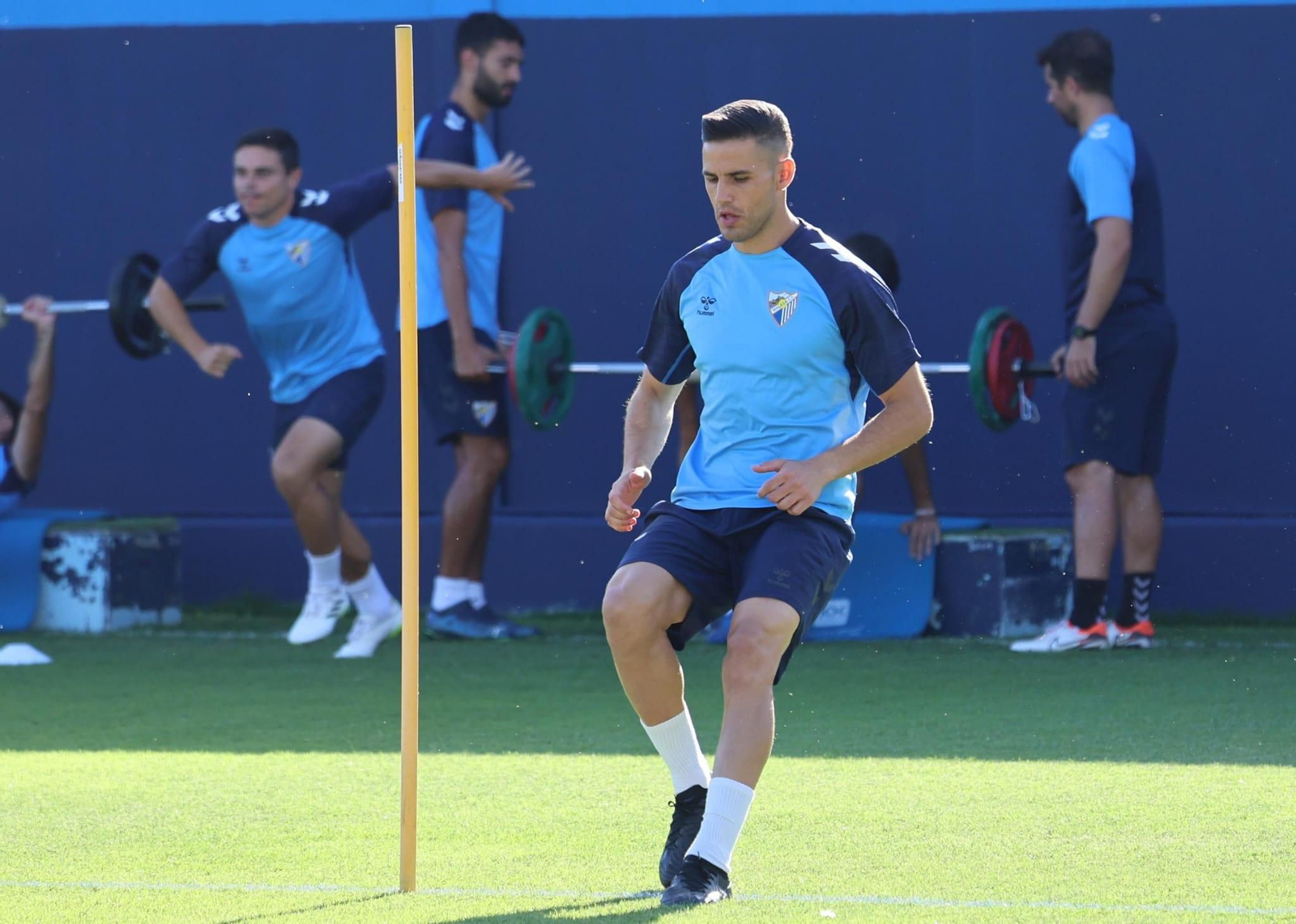 El primer entrenamiento de Roko Baturina y Luismi Sánchez, en fotos