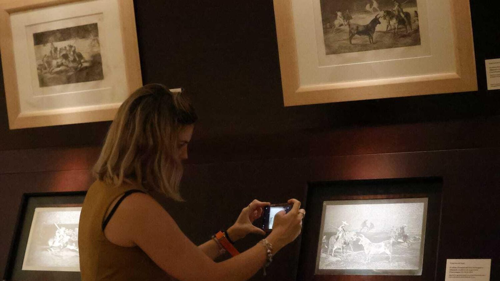 Estampas y planchas de Goya.