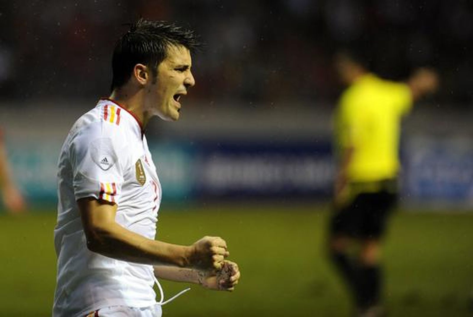 Un gol en el descuento de Villa salvó el empate de la selección española tras tener que remontar dos goles después de un desastroso primer tiempo.

Foto: afp