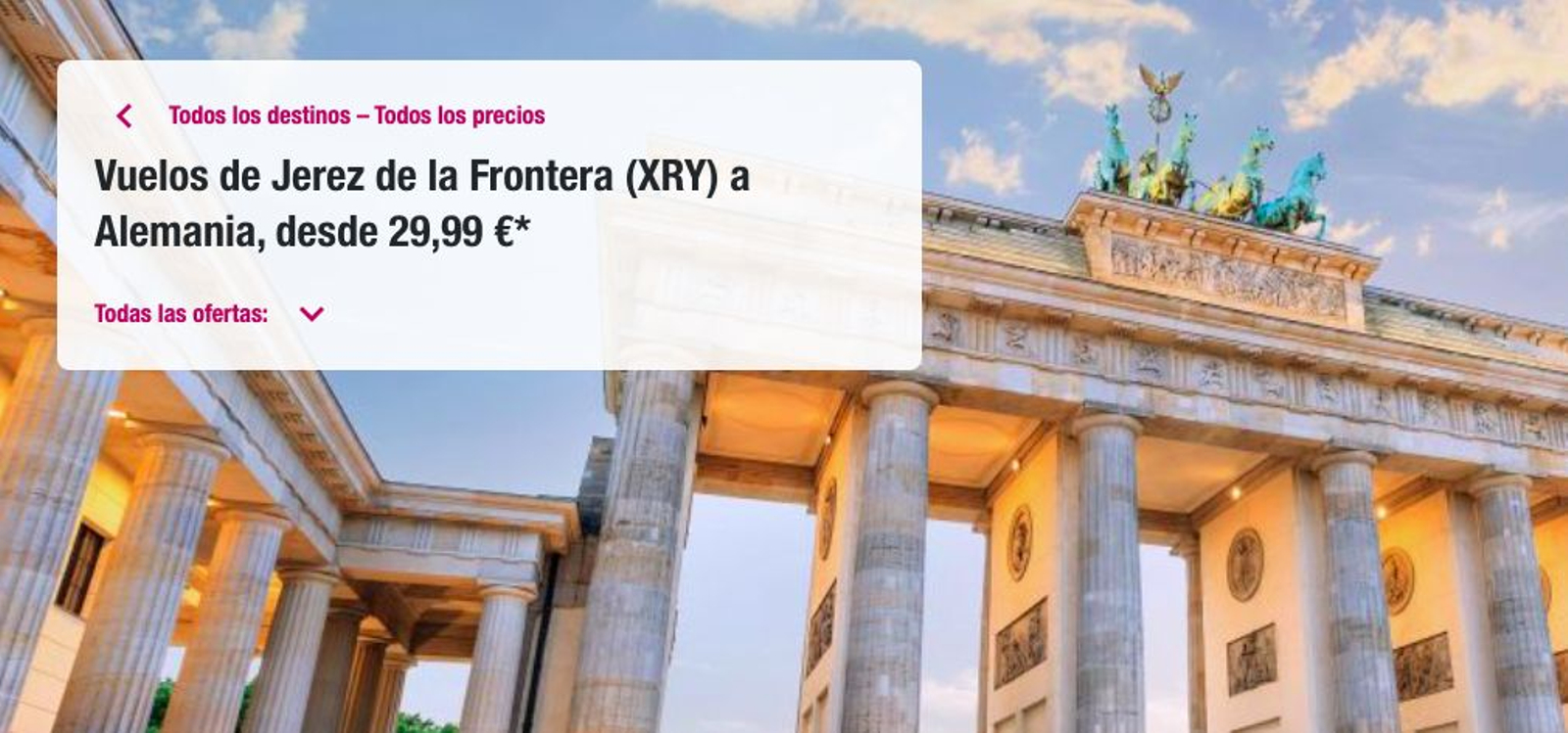 Página web de la compañía Eurowings Página web de la compañía Eurowings