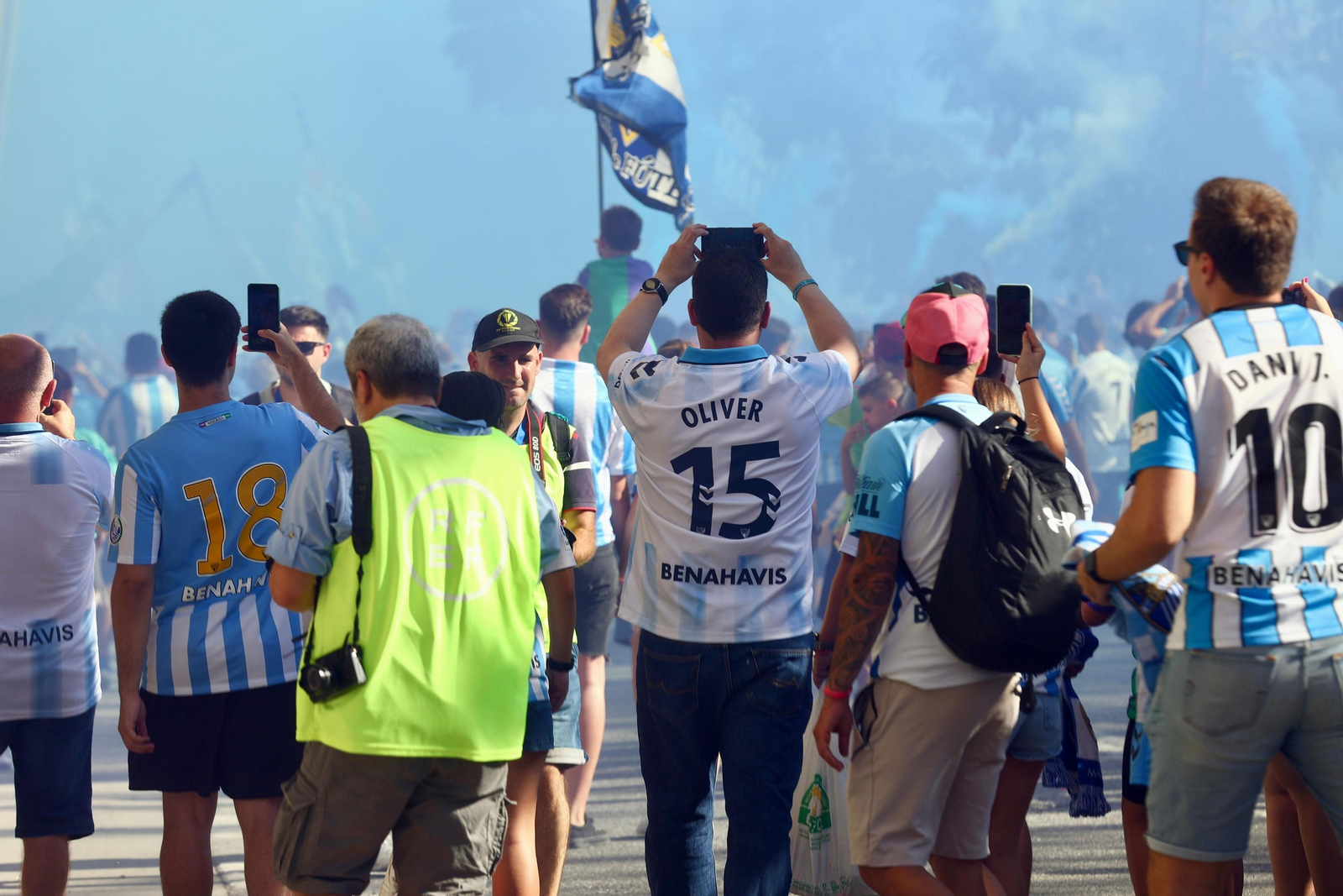 Las fotos de otra exhibición de la afición antes del Málaga-Nàstic