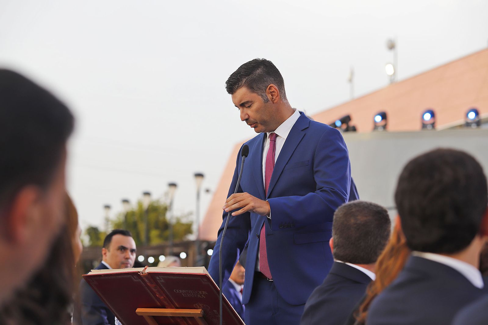 Imágenes de la constitución de la Diputación de Huelva