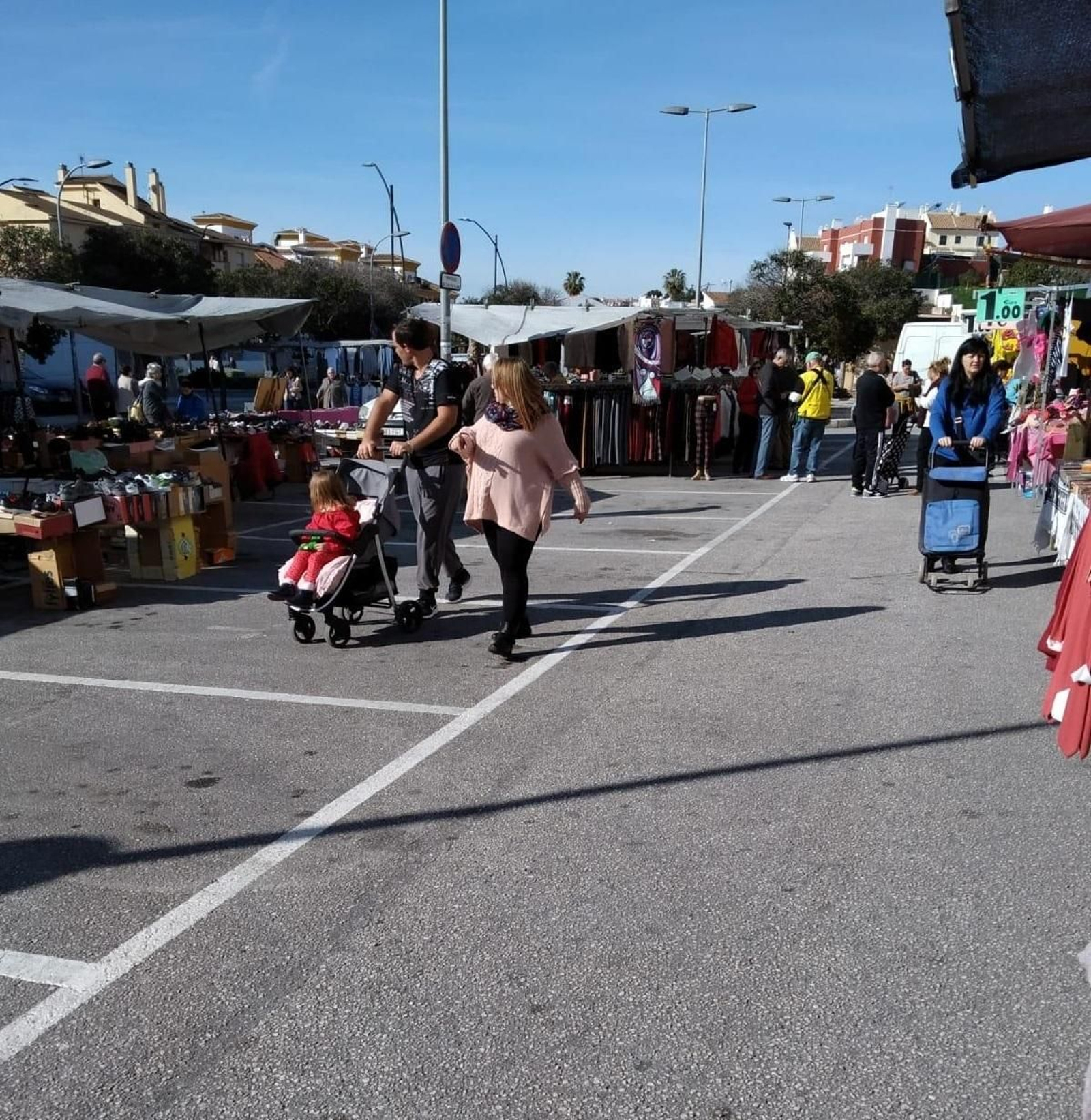 El mercadillo de Rincón de la Victoria, en una imagen de archivo.