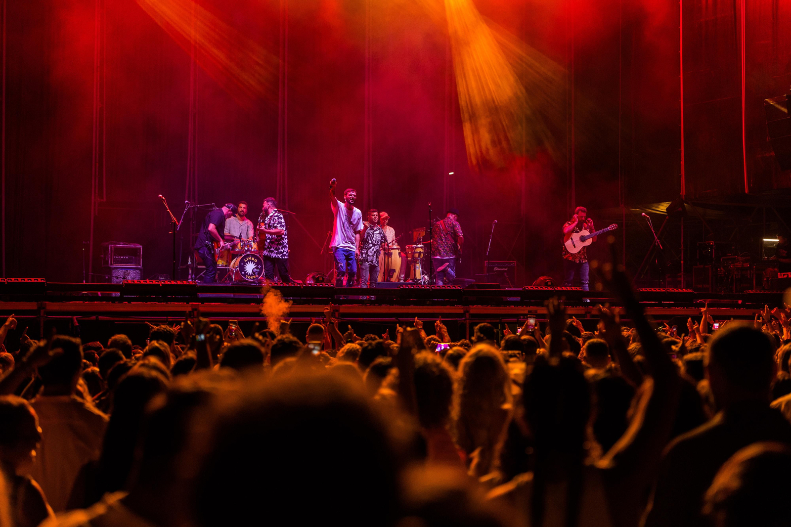 Raúle, en concierto en el Bahía Sound de San Fernando