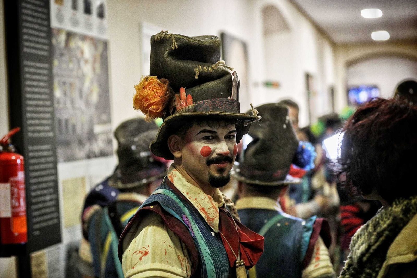 Comparsa 'Los colaores', una comparsa de toda la vida'.