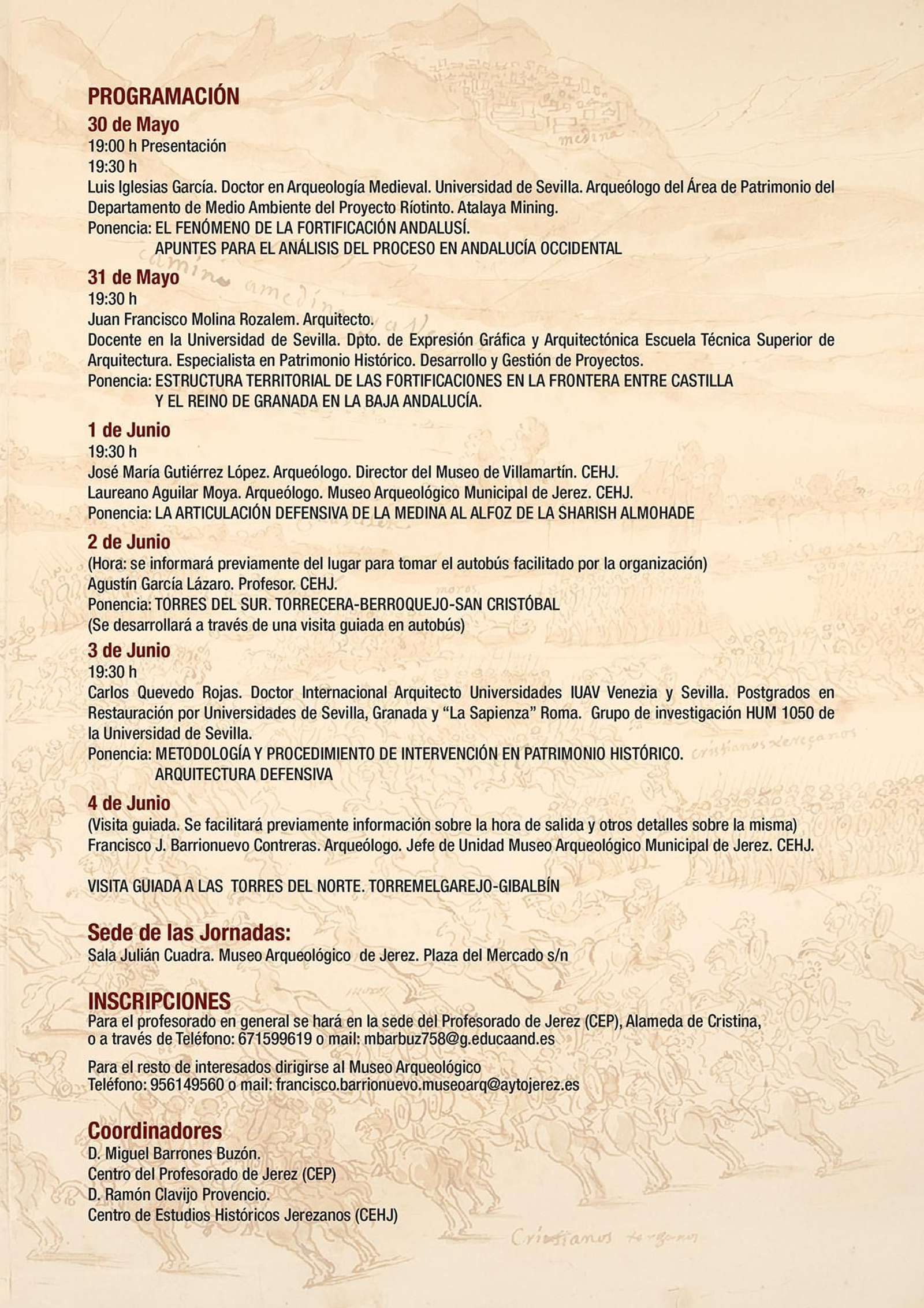 Programa de las Jornadas.