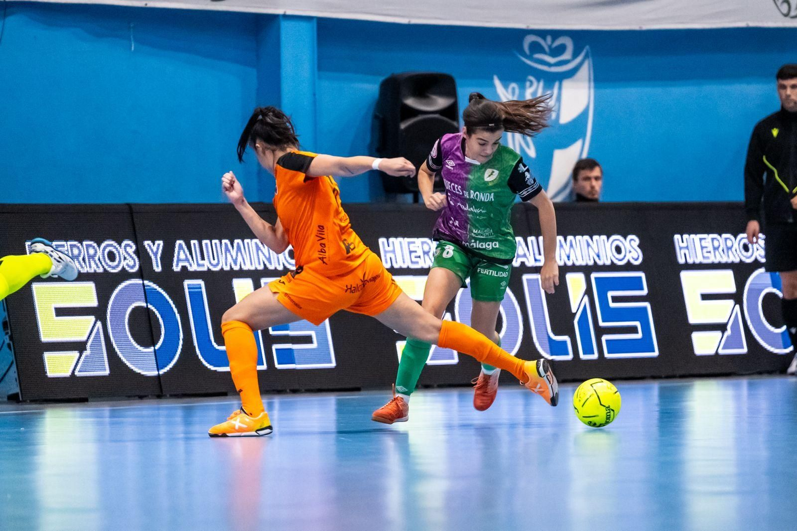 Instante del partido.