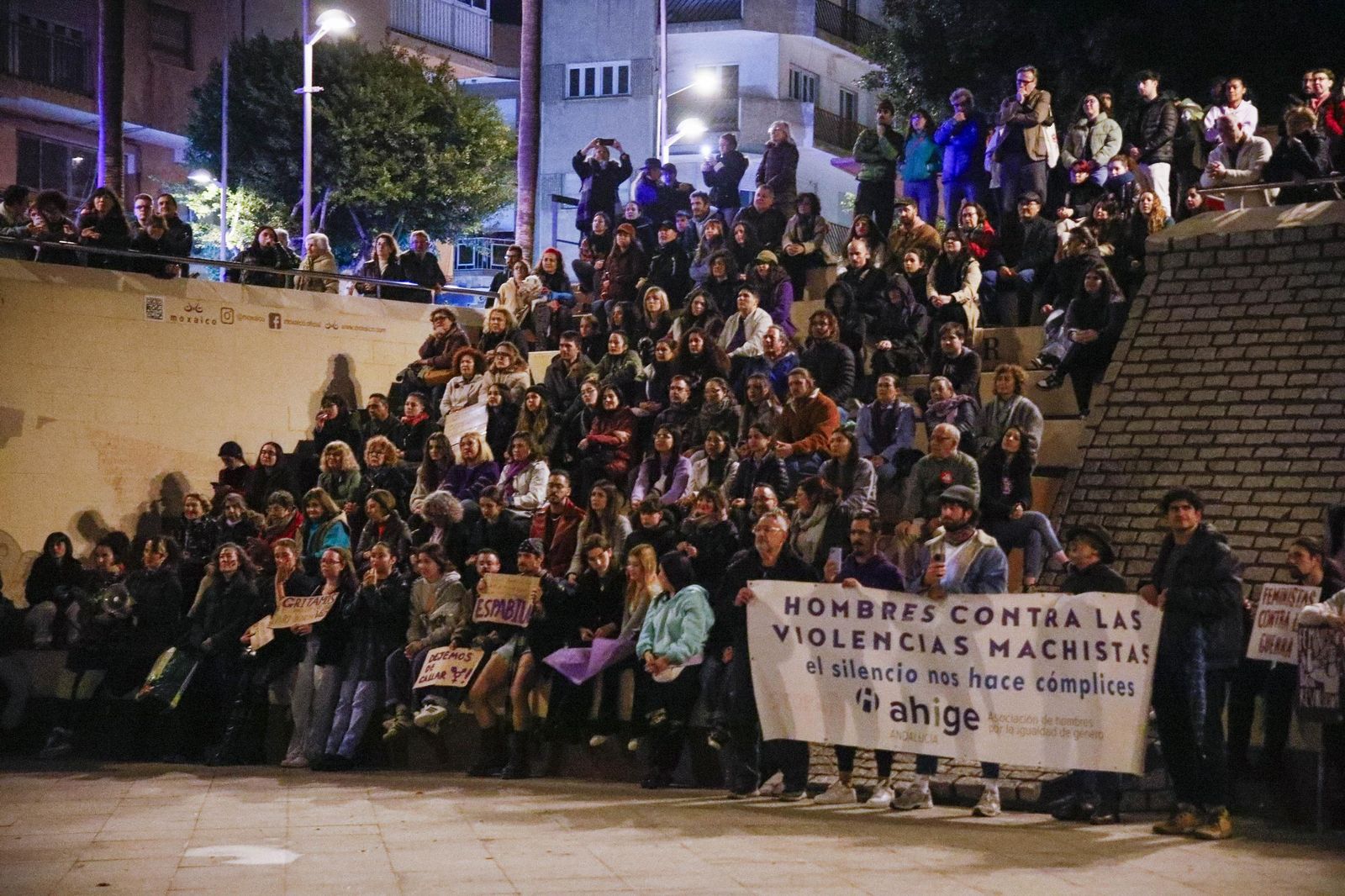 Las imágenes de la manifestación realizada por Asamblea Feminista 8M en Almería