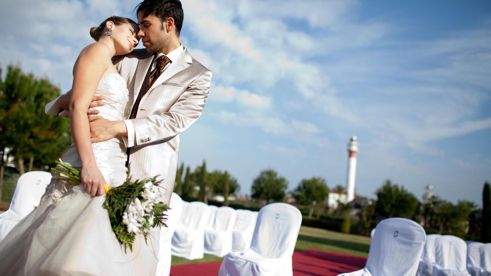 Sesion de fotos de bodas para el Hotel Fuerte El Rompido.