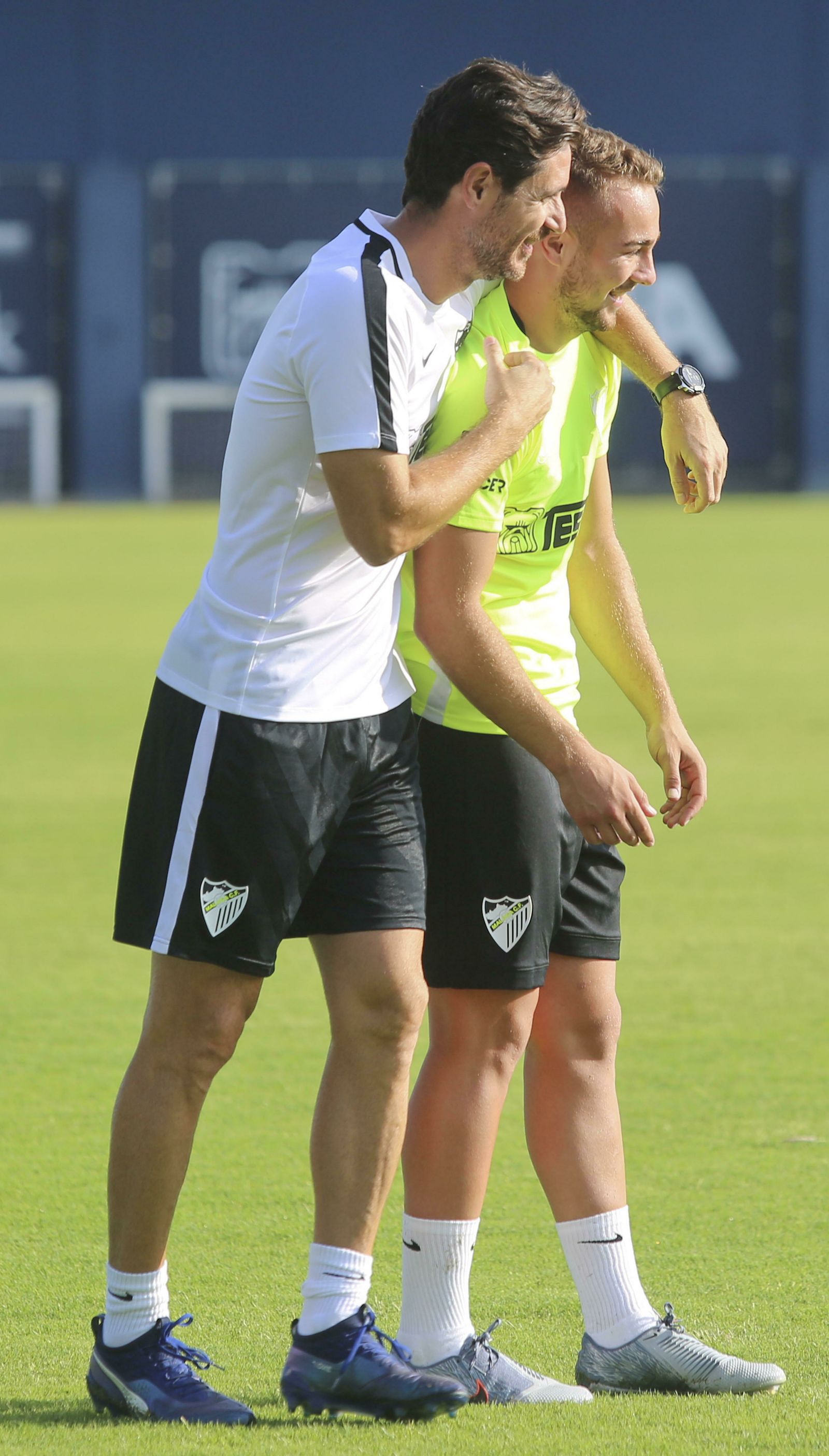 Las fotos del entrenamiento del Málaga en el Anexo de La Rosaleda