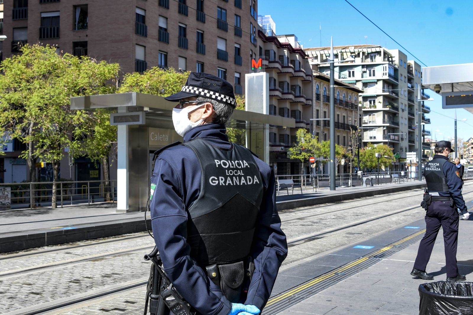 Imagen de archivo de agentes de la Policía Local de Granada.