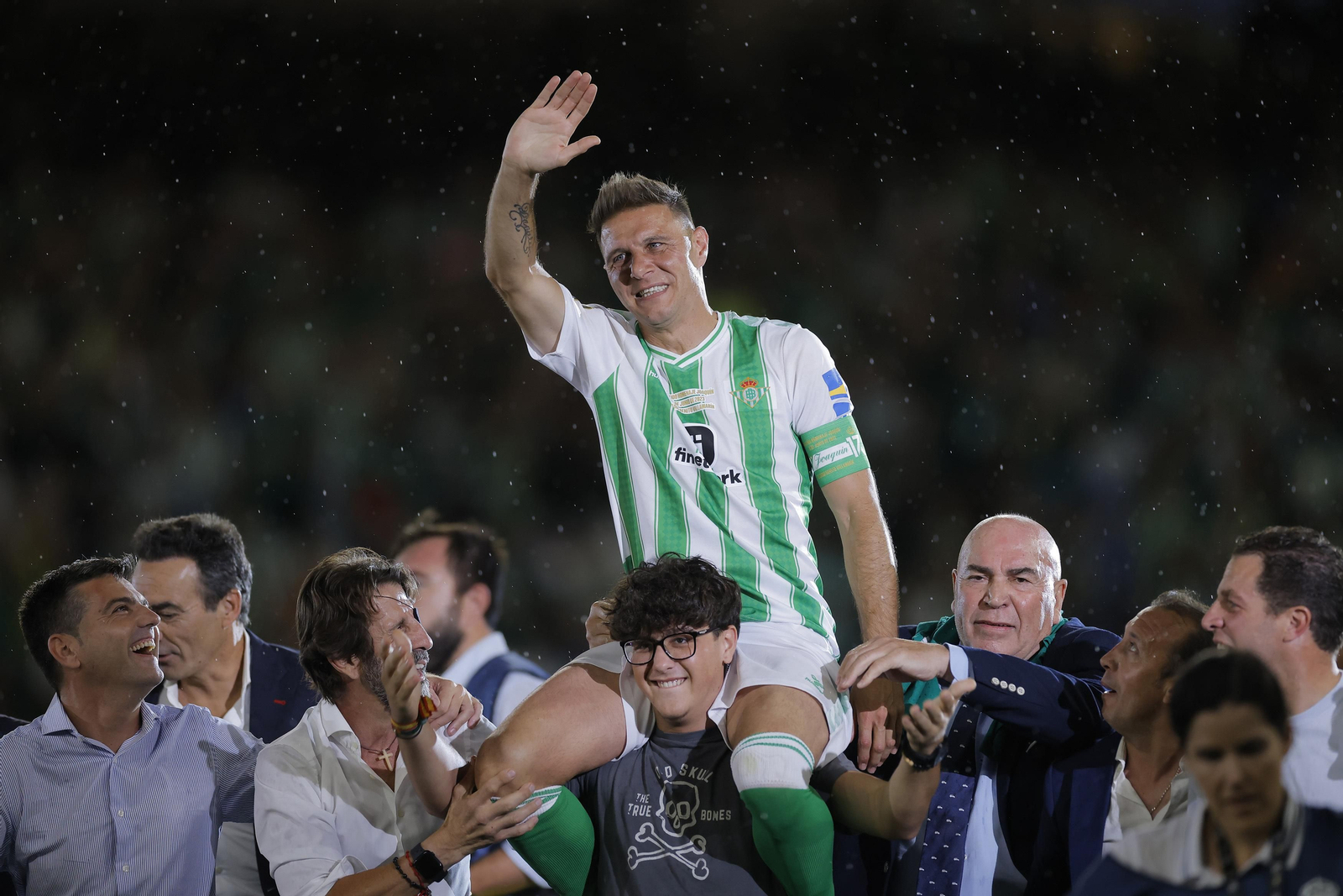 Las imágenes del partido de despedida de Joaquín