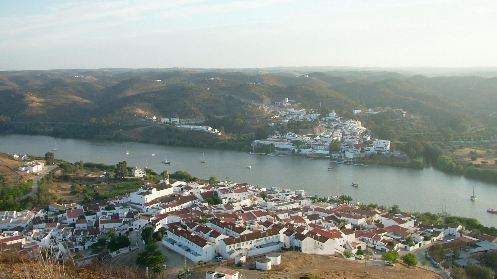 Vista de Sanlúcar de Guadiana.
