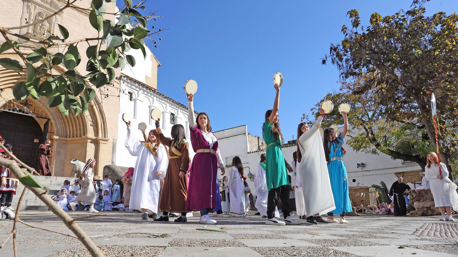 Imágenes del Belén Viviente de la plaza San Lucas en Jerez