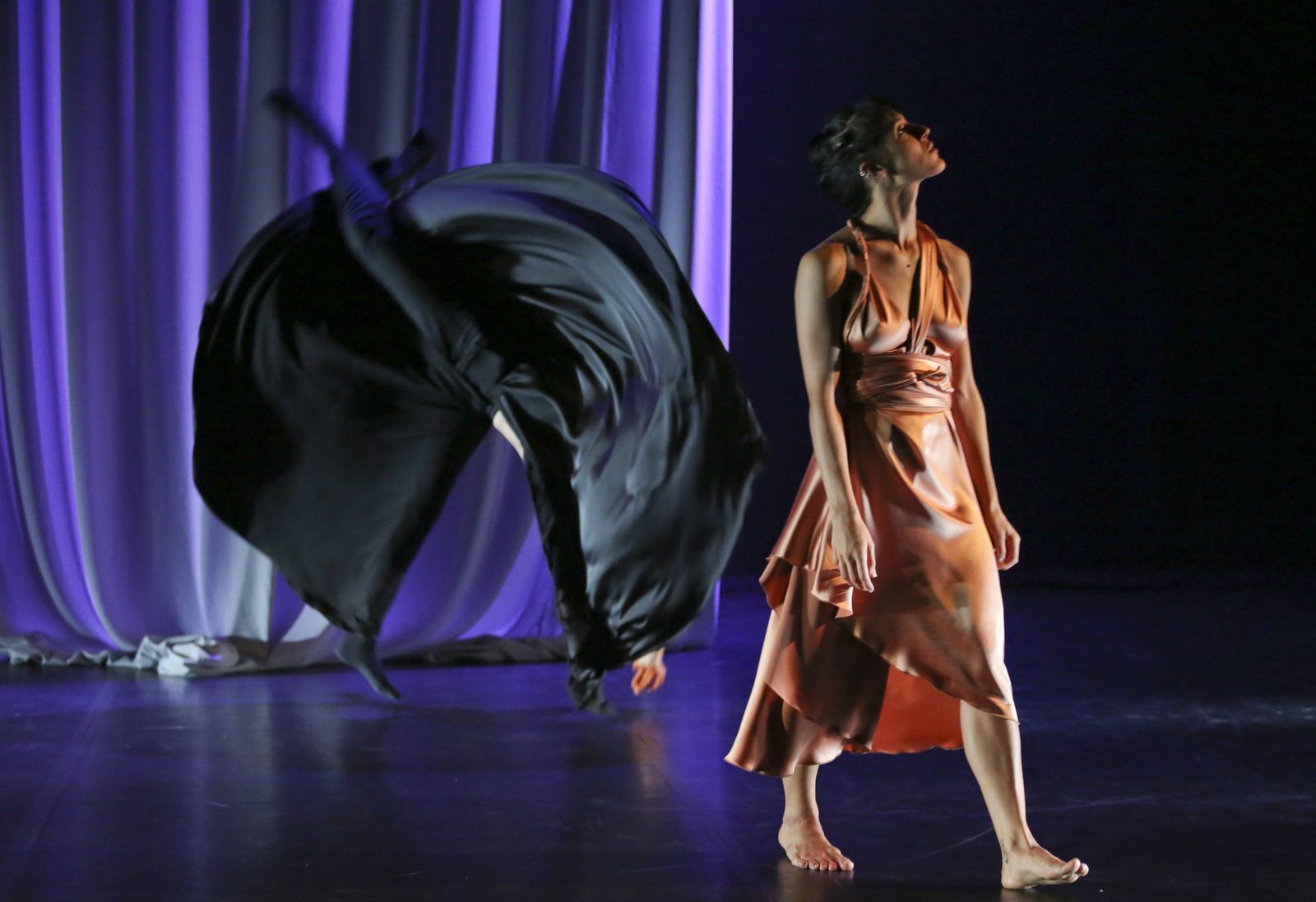 Representación de 'Pandora', en el Teatro Echegaray.