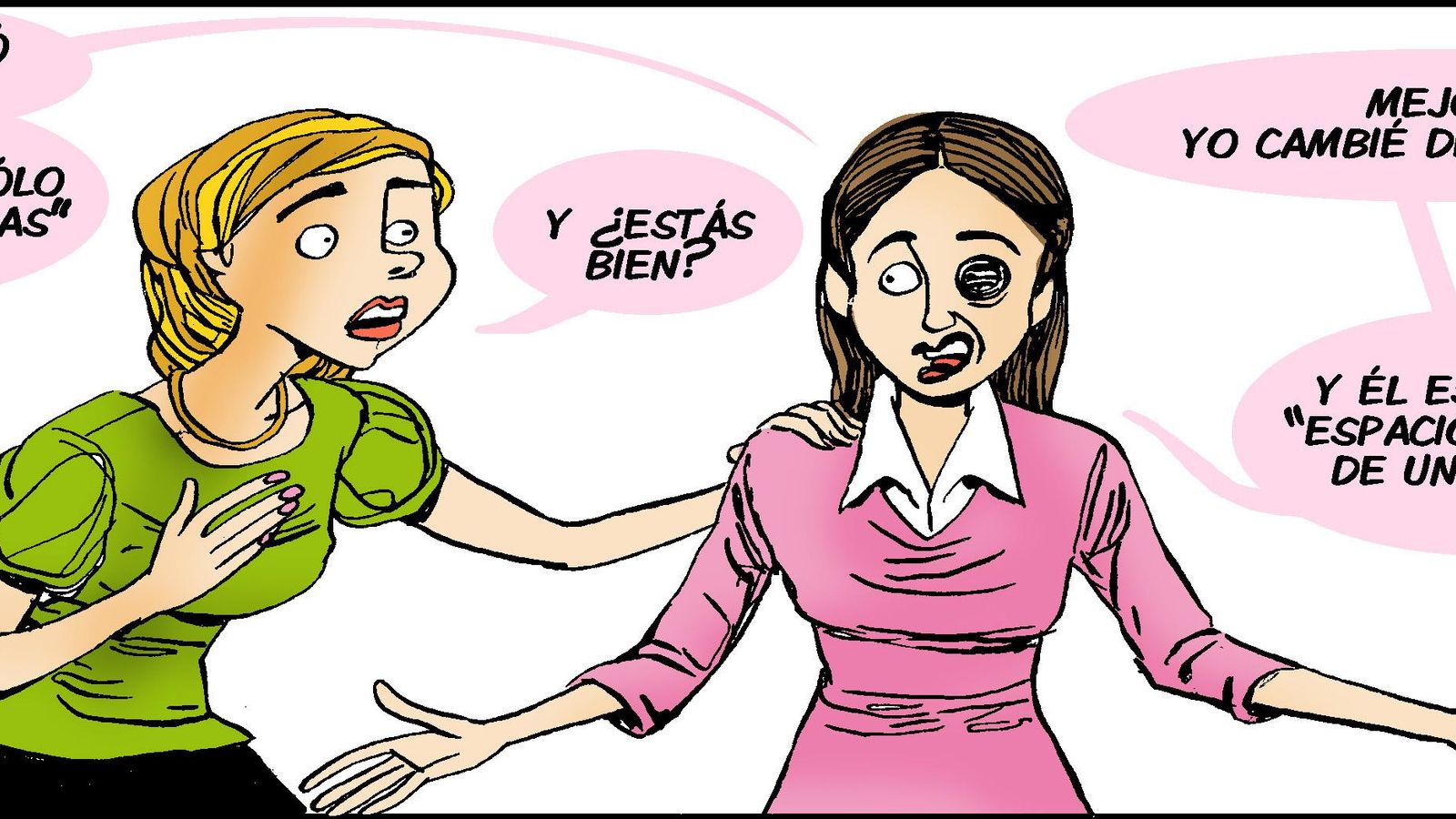 Ilustración sobre la violencia de género