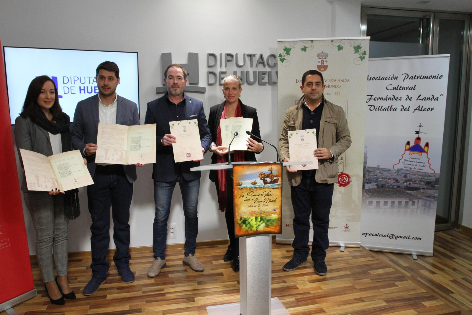 Presentación del documento, ayer en la Diputación Provincial de Huelva.