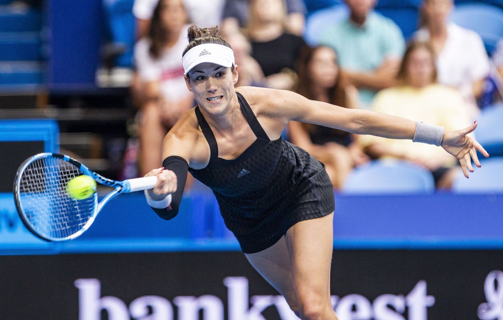 Muguruza, durante su participación en la última Copa Hopman