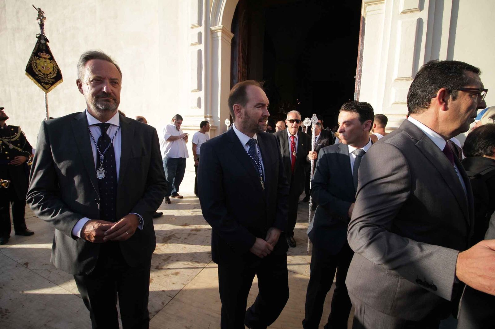 Imágenes del Señor de Pasión en la procesión del centenario de la hermandad