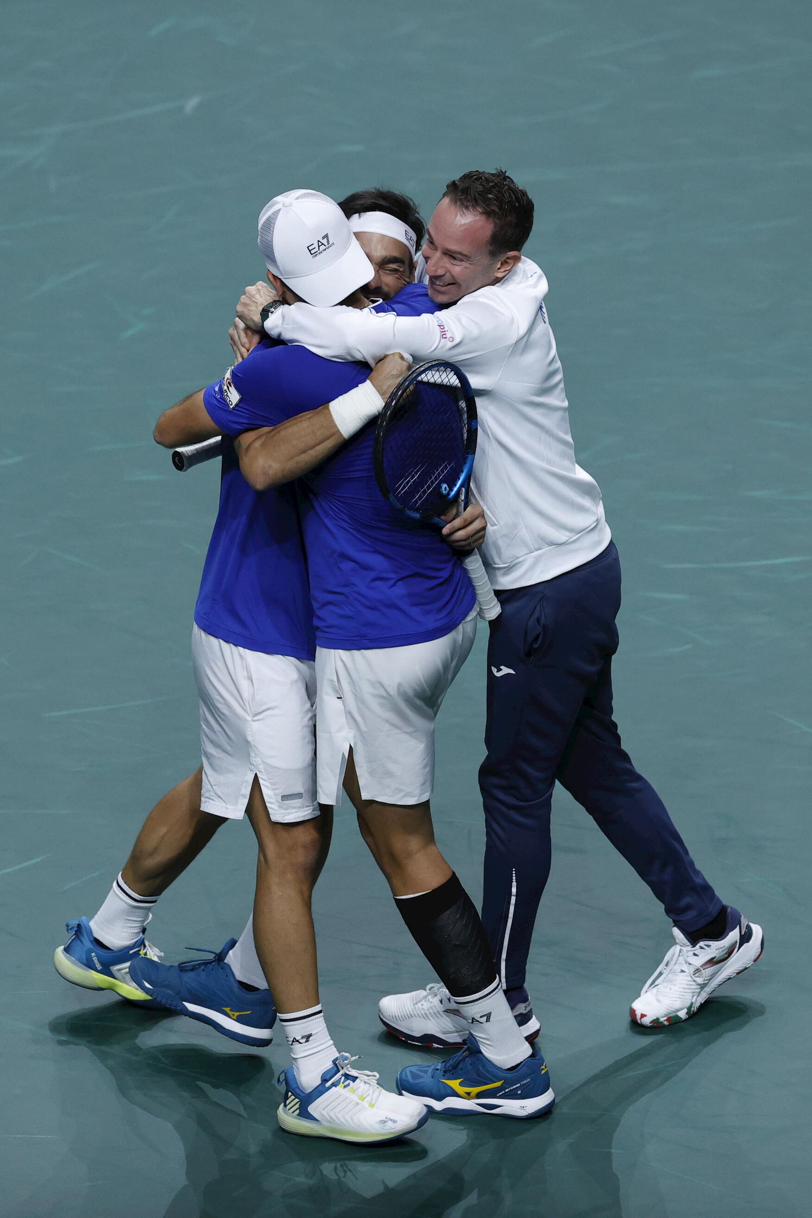 Italia-Estados Unidos de dobles en la Copa Davis de Málaga