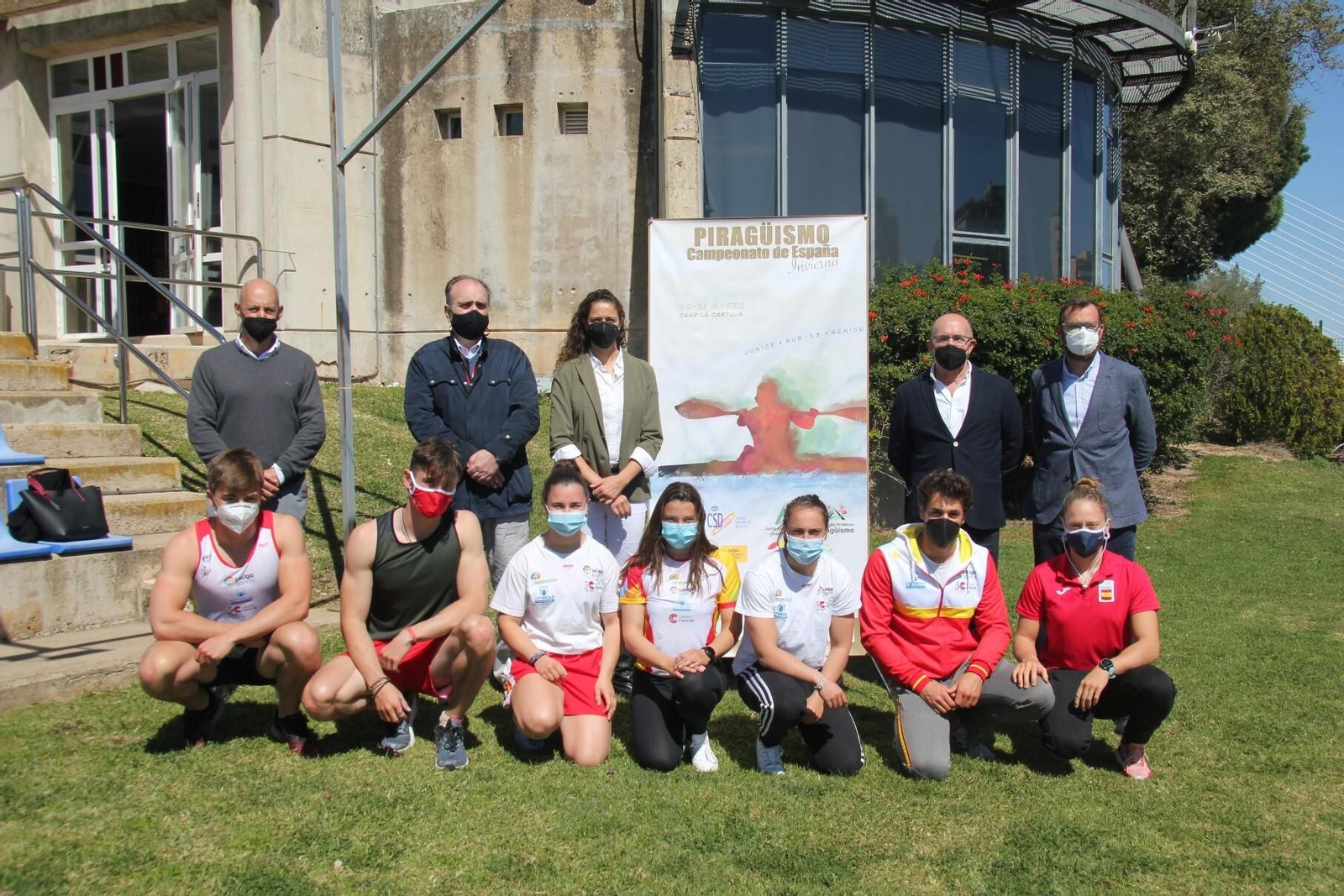 Presentación del Nacional de Invierno de Piragüismo en el CEAR de la Cartuja.